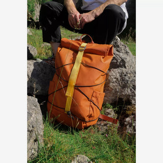 Dayle Roll Top Backpack | Orange