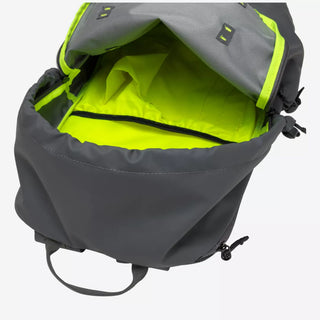 Kiln Hooded Zip Top Backpack |  Gray Neon