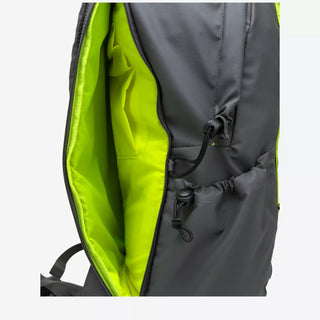 Kiln Hooded Zip Top Backpack |  Gray Neon